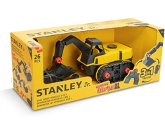 Stanley Jr. - 3 viename „Take Apart XL“ rinkinys ekskavatoriui, pneumatiniam plaktukui, žnyplėms