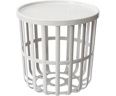 Stolik Staliukas Branq 1850 baltas Zen stalas
