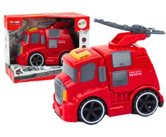 Lean Toys Gaisrinės mašina su garsais ir šviesomis, 19x16x11 cm