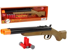Lean Toys Žaislinis kaubojiškas šautuvas LeanToys su garso efektais