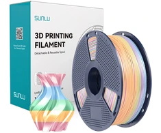 Sunlu PLA+ Silk Filament (Rainbow) 04