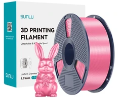 Sunlu PLA+ Silk Filament (Rožinė)