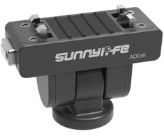 „Sunnylife“ 1/4 colio greito atleidimo adapteris su 180° pasukimu, skirtas „Insta360 X4 Air“ / „X5“ / „Ace Pro 2“ / „1“ / „Ace“