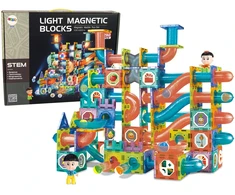 Lean Toys Magnetinių blokelių rinkinys 292 elementų