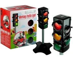 Lean Toys Žaislinis šviesoforas vaikams 72 cm