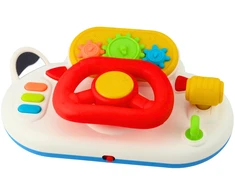 Lean Toys Interaktyvus vairas su garsais ir šviesomis