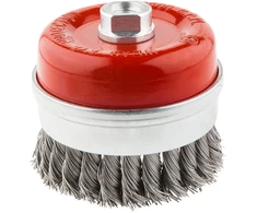 Sutvirtintas vielinis šepetys Graphite 65mm M14 INOX - 57H585
