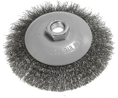Szczotka Vielinis diskinis šepetys GRAPHITE, 115 mm, susukta viela, M14