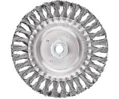 Szczotka Vielinis diskinis šepetys 150 mm, susukta viela, plienas, M14