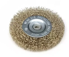 Szczotka Vielos epetys diskinis alvariuotas 150mm angos skersmuo 16mm