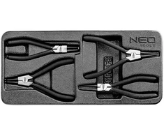 Neo Tools Szczypce Žiebtuvėlių replės, 4 vnt. rinkinys