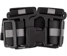 Szelki/ Šviesą atspindintys diržai, juodi