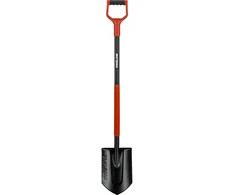 Szpadel Aštrus, aukščiausios kokybės, grūdintas kastuvas, metaliniu kotu, 1200 mm proline