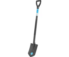 Mega Szpadel Aštrus, grūdintas kastuvas, metaliniu kotu 1150 mm