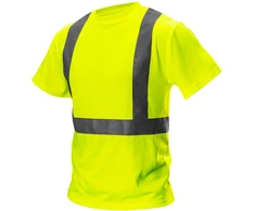 T Shirt Įspėjamieji marškinėliai, geltoni, L dydis