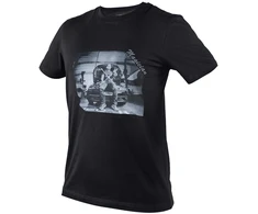 T Shirt Marškinėliai su spauda, ​​mechaniko iliustracija, XL dydis