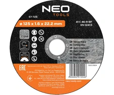 Tarcza Akmens pjovimo diskas 125 x 1,6 x 22,2 mm, 41 C 46-R-BF
