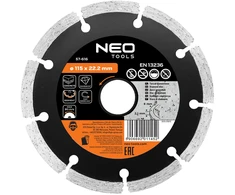 Tarcza Deimantinis diskas 115 x 22,2 mm, segmentuotas