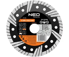 Tarcza Deimantinis diskas 125 x 22,2 mm, turbo