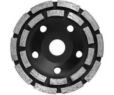 Tarcza Deimantinis šlifavimo diskas 125 x 22,2 x 5 mm, dvigubas segmentas