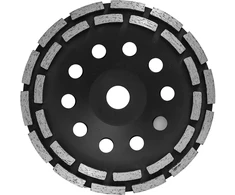 Tarcza Deimantinis šlifavimo diskas 180 x 22,2 x 5 mm, dvigubas segmentas