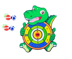 Lean Toys Drakono taikinio ir Velcro kamuoliukų šaudymo rinkinys