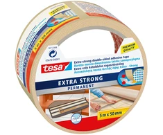 Dvipusė lipni juosta Tesa Extra Strong, 10 m x 50 mm