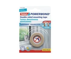Tesa Taśma Dvipusė skaidri tvirtinimo juosta 1,5 m: 19 mm (h5574304) pro