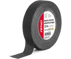 Taśma izolacyjna parciana 19mm x 15m x 0.4mm amio-04853