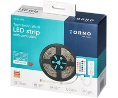 Orno Taśma LED juosta IP65 RGBW 5 m + maitinimo šaltinis ir valdiklis, Tuya Smart Wi-Fi