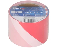 Dedra Taśma Įspėjamoji juosta 75 mm x 100 m, nelipni