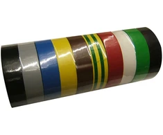 Taśma PVC izoliacinė juosta 15 * 0,15 mm, ilgis = 10 m, mišinys (iki 1 kV) 1 vnt.