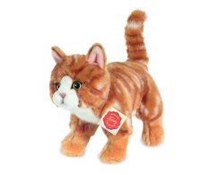 Teddy Hermann - Stovintis katinas raudonas 20 cm (906827)