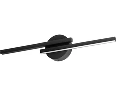 Sieninis šviestuvas Orno TEKANO LED 14W, veidrodinis šviestuvas, 1540lm, 4000K, IP44, ilgis 55 cm, aliuminis, juodas