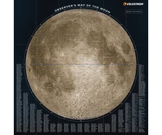 Teleskopas Celestron - Mėnulio žemėlapis