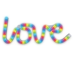 TelForceone Neon led rgb love flrn01 + pilot forever light