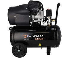 Pansam Oro kompresorius 22 KW 8 bar 2 cil 412lmin resiverio tal 50L 2 slegio manometr 2 greito jungimo movai