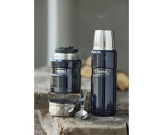 Thermos Termosas – nerūdijančio plieno „King“ maisto kolba, 470 ml – tamsiai mėlynas