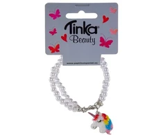 „Tinka Beauty“ – apyrankė su perlais ir vienaragio pakabuku (8-433019)
