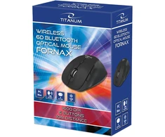 TM122K Titanum belaidė „Bluetooth“ pelė, 6D optinė, „Fornax“, juoda