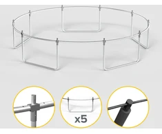 Trampolina Rebel Active PRO 12ft/366 cm, siatka, drabinka