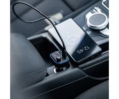 Peiying Automobilinis FM siųstuvas su Bluetooth funkcija