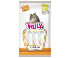 Truly - Kreminis laižomas vištienos ir jautienos sausainis katėms 70 g - (WP11376)