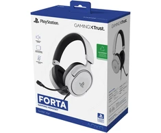 TRUST GXT498W „Forta“ ausinės – baltos