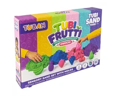 Tuban Piasek Sensorinis smėlis - tubi frutti rinkinys