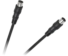 Oem TV - VIDEO kabelis, juodas, 10 m