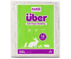 Über - minkšta popierinė patalynė 56l, balta - (45041)