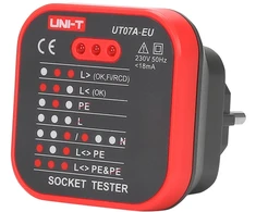 „Uni-T UT07A-EU“ tinklo lizdų testeris