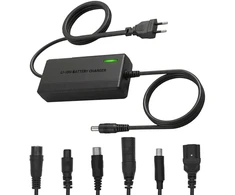 Universali kroviklis / Maitinimo šaltinis Maclean Energy, do hulajnóg, 54,6V DC, 2A, Max 110W, Fast Charging, 6 wtyczek, MCE665