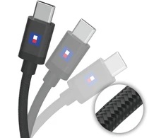 USB-C įkrovimo laidas žaidimų konsolėms, skirtas „DualSense“ belaidžiam valdikliui, 3 m